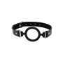 Silicone Ring Gag - With Adjustable Bonded Leather Straps - 3