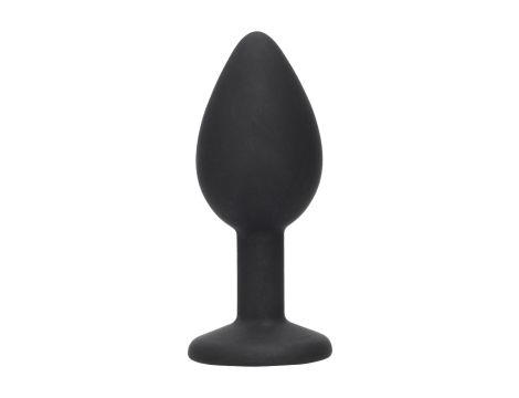 Silicone Butt Plug with Removable Jewel - 3