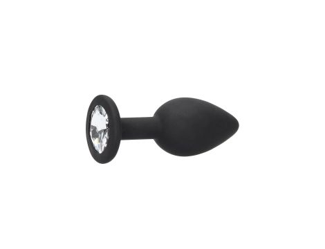 Silicone Butt Plug with Removable Jewel - 5