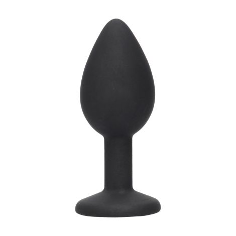 Silicone Butt Plug with Removable Jewel - 3