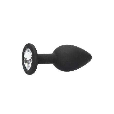 Silicone Butt Plug with Removable Jewel - 5