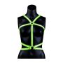 Body Harness - Glow in the Dark - Neon Green/Black - S/M - 2