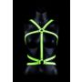 Body Harness - Glow in the Dark - Neon Green/Black - S/M - 3