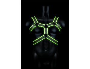 Body Harness - Glow in the Dark - Neon Green/Black - L/XL - image 2