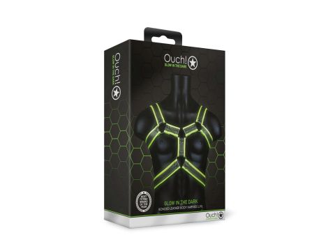 Body Harness - Glow in the Dark - Neon Green/Black - L/XL - 3