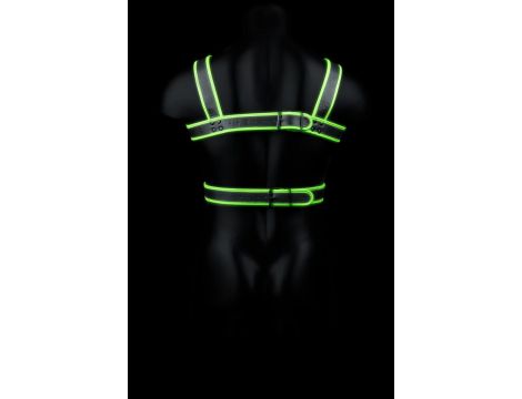 Body Harness - Glow in the Dark - Neon Green/Black - L/XL - 6