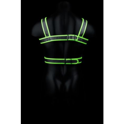 Body Harness - Glow in the Dark - Neon Green/Black - L/XL - 6