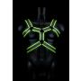 Body Harness - Glow in the Dark - Neon Green/Black - S/M - 6