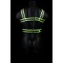 Body Harness - Glow in the Dark - Neon Green/Black - S/M - 7