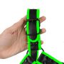 Buckle Bulldog Harness - GitD - Neon Green/Black - S/M - 4