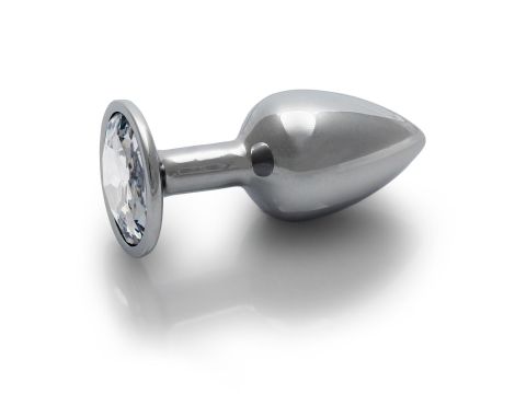 Round Gem Butt Plug - Small - 8