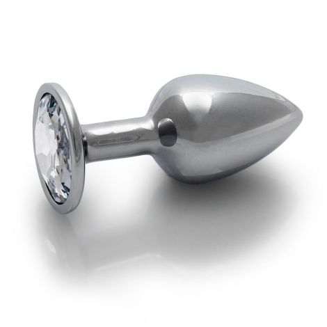 Round Gem Butt Plug - Small - 8