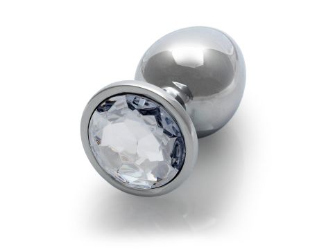 Round Gem Butt Plug - Medium