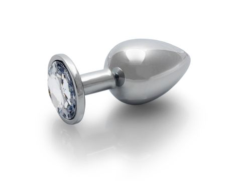 Round Gem Butt Plug - Medium - 7