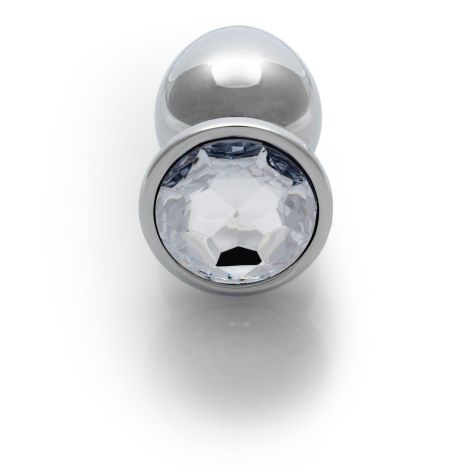 Round Gem Butt Plug - Medium - 4