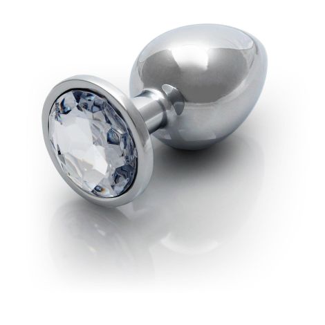 Round Gem Butt Plug - Medium - 5