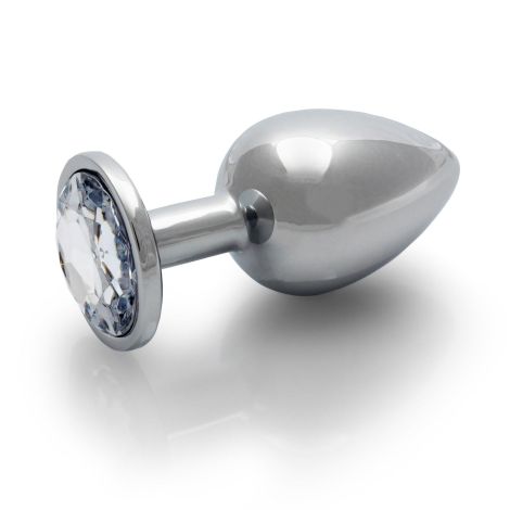 Round Gem Butt Plug - Medium - 7