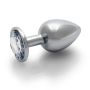 Round Gem Butt Plug - Medium - 8