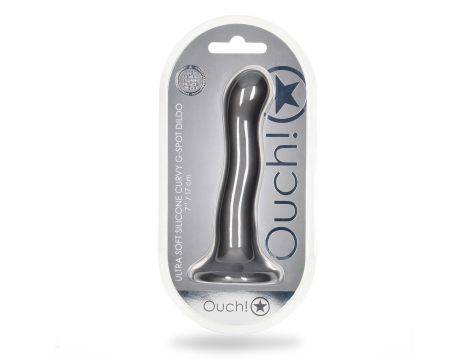 Ultra Soft Silicone Curvy G-Spot Dildo - 7'' / 17 cm - 2