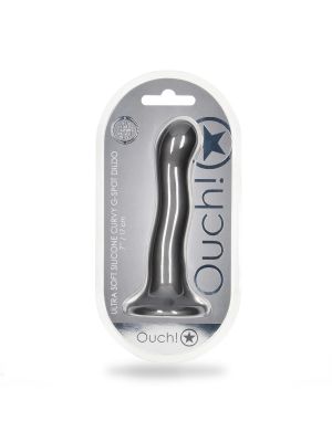 Ultra Soft Silicone Curvy G-Spot Dildo - 7'' / 17 cm - image 2