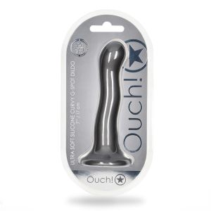 Ultra Soft Silicone Curvy G-Spot Dildo - 7'' / 17 cm - image 2