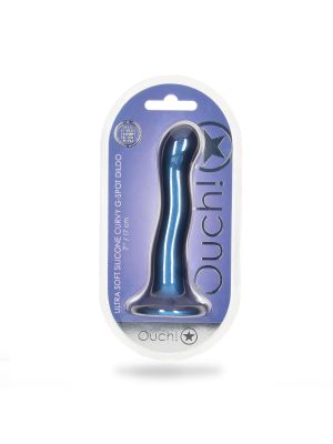 Ultra Soft Silicone Curvy G-Spot Dildo - 7'' / 17 cm - image 2