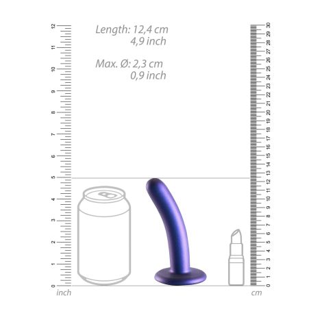 Smooth Silicone G-Spot Dildo - 5'' / 12 cm - 7