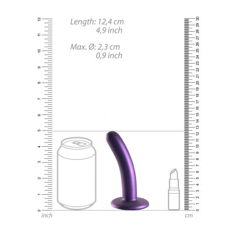 Smooth Silicone G-Spot Dildo - 5'' / 12 cm - 8