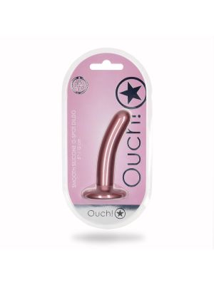 Smooth Silicone G-Spot Dildo - 5'' / 12 cm - image 2