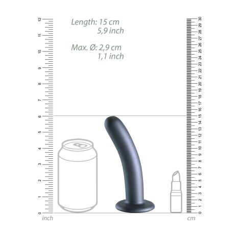 Smooth Silicone G-Spot Dildo - 6'' / 14,5 cm - 10