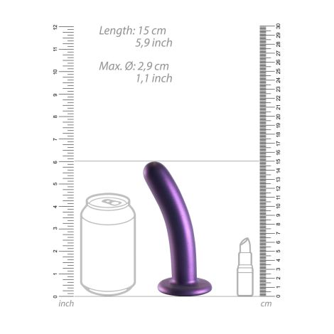 Smooth Silicone G-Spot Dildo - 6'' / 14,5 cm - 10