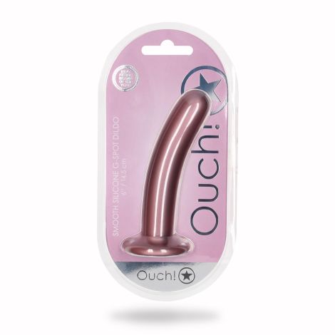 Smooth Silicone G-Spot Dildo - 6'' / 14,5 cm - 2