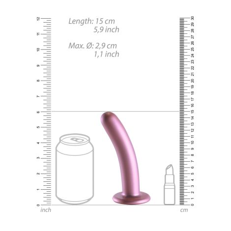 Smooth Silicone G-Spot Dildo - 6'' / 14,5 cm - 10