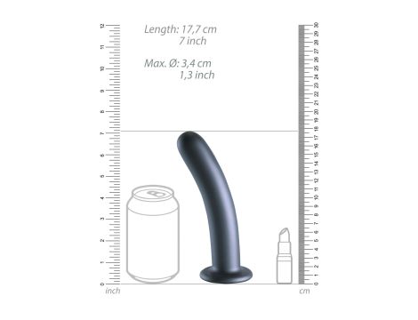 Smooth Silicone G-Spot Dildo - 7'' / 17 cm - 7