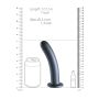 Smooth Silicone G-Spot Dildo - 7'' / 17 cm - 8