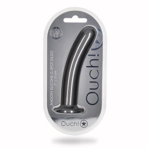 Smooth Silicone G-Spot Dildo - 7'' / 17 cm - image 2