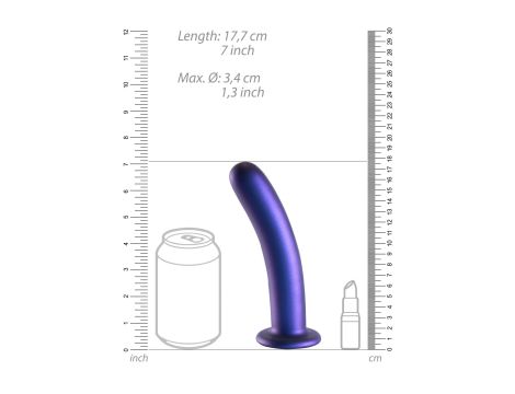 Smooth Silicone G-Spot Dildo - 7'' / 17 cm - 7