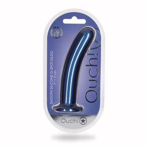 Smooth Silicone G-Spot Dildo - 7'' / 17 cm - 2