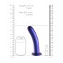 Smooth Silicone G-Spot Dildo - 7'' / 17 cm - 8