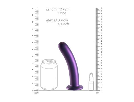 Smooth Silicone G-Spot Dildo - 7'' / 17 cm - 7