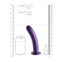 Smooth Silicone G-Spot Dildo - 7'' / 17 cm - 8