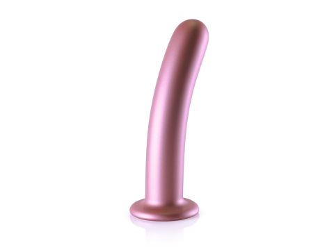 Smooth Silicone G-Spot Dildo - 7'' / 17 cm