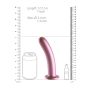 Smooth Silicone G-Spot Dildo - 7'' / 17 cm - 8