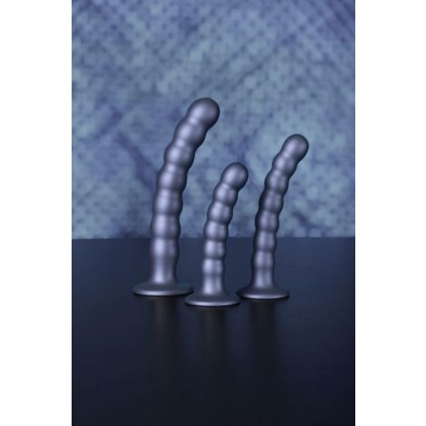 Beaded Silicone G-Spot Dildo - 5'' / 13 cm - 8