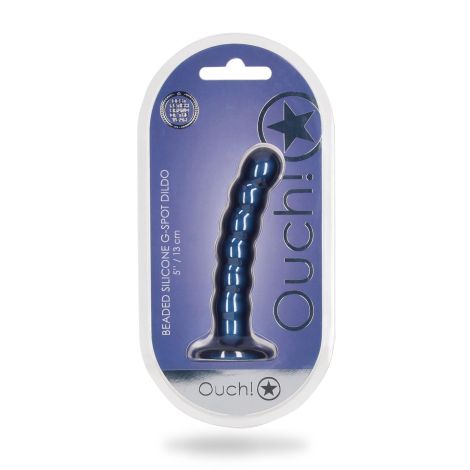 Beaded Silicone G-Spot Dildo - 5'' / 13 cm - 2