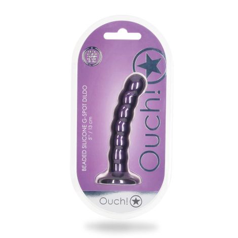 Beaded Silicone G-Spot Dildo - 5'' / 13 cm - 2