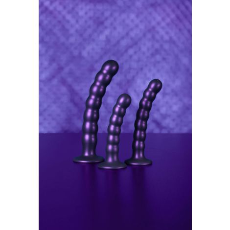 Beaded Silicone G-Spot Dildo - 5'' / 13 cm - 9