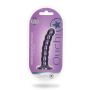 Beaded Silicone G-Spot Dildo - 5'' / 13 cm - 3