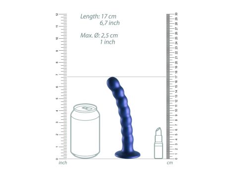 Beaded Silicone G-Spot Dildo - 6,5'' / 16,5 cm - 9