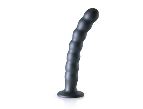 Beaded Silicone G-Spot Dildo - 8'' / 20,5 cm